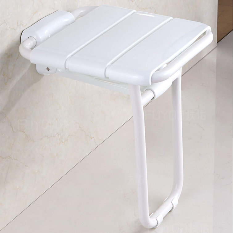 GREATCO INC 14.2" Wall Mounted FoldUp Shower Chair Wayfair.ca